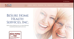 Desktop Screenshot of besurehomehealth.com